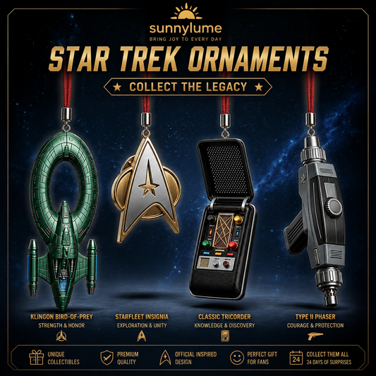 🎄 Star Trek 60th Anniversary 2026 Christmas Advent Calendar – 24 Days of Exclusive Collectible Surprises-Huihui