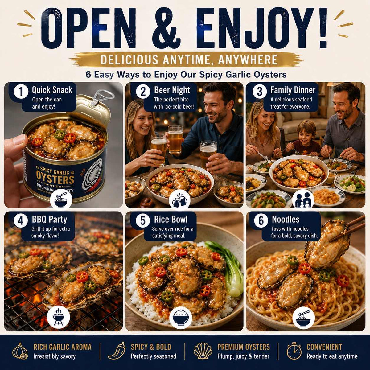 BIG·JUICY·TENDER PURE OYSTER PERFECTION!-Huihui