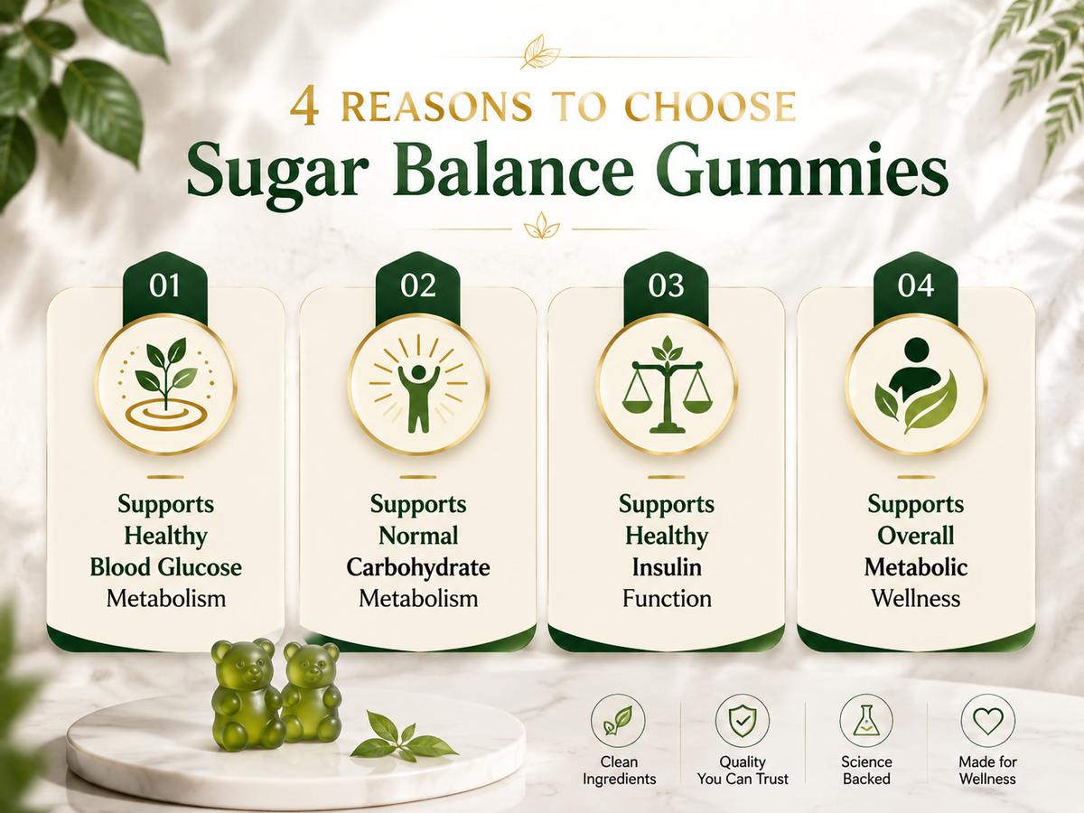 Sunnylume® Sugar Balance Gummies – Delicious Daily Wellness Support-Huihui