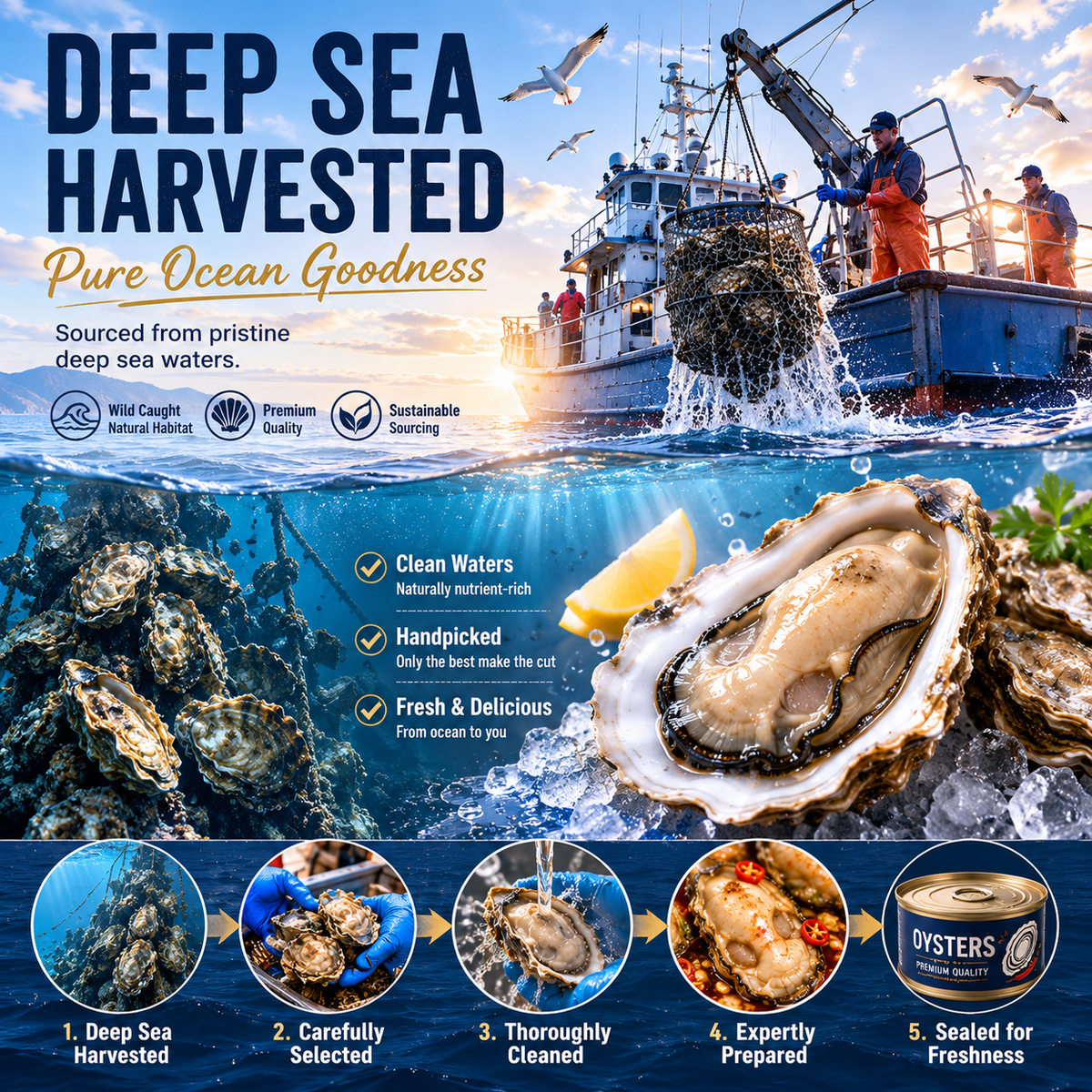 BIG·JUICY·TENDER PURE OYSTER PERFECTION!-Huihui