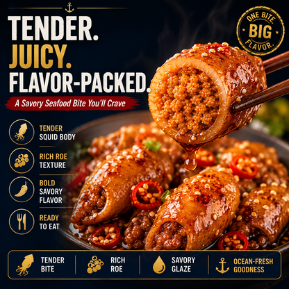 DEEP SEA SQUID - High-protein, Non-fried, Rich in DHA.-Huihui