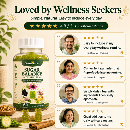 Sunnylume® Sugar Balance Gummies – Delicious Daily Wellness Support-Huihui