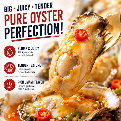 BIG·JUICY·TENDER PURE OYSTER PERFECTION!-Huihui