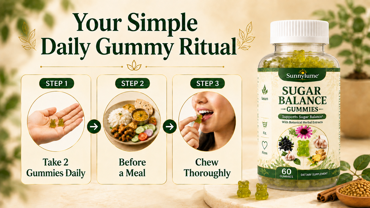 Sunnylume® Sugar Balance Gummies – Delicious Daily Wellness Support-Huihui