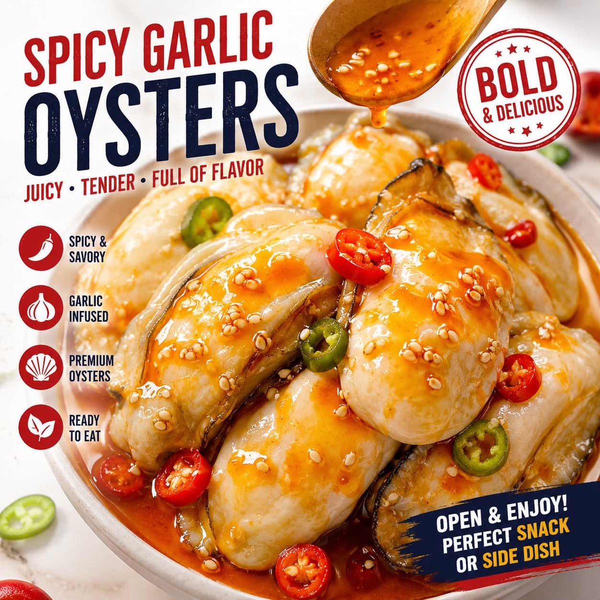 BIG·JUICY·TENDER PURE OYSTER PERFECTION!-Huihui