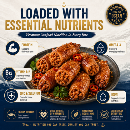 DEEP SEA SQUID - High-protein, Non-fried, Rich in DHA.-Huihui