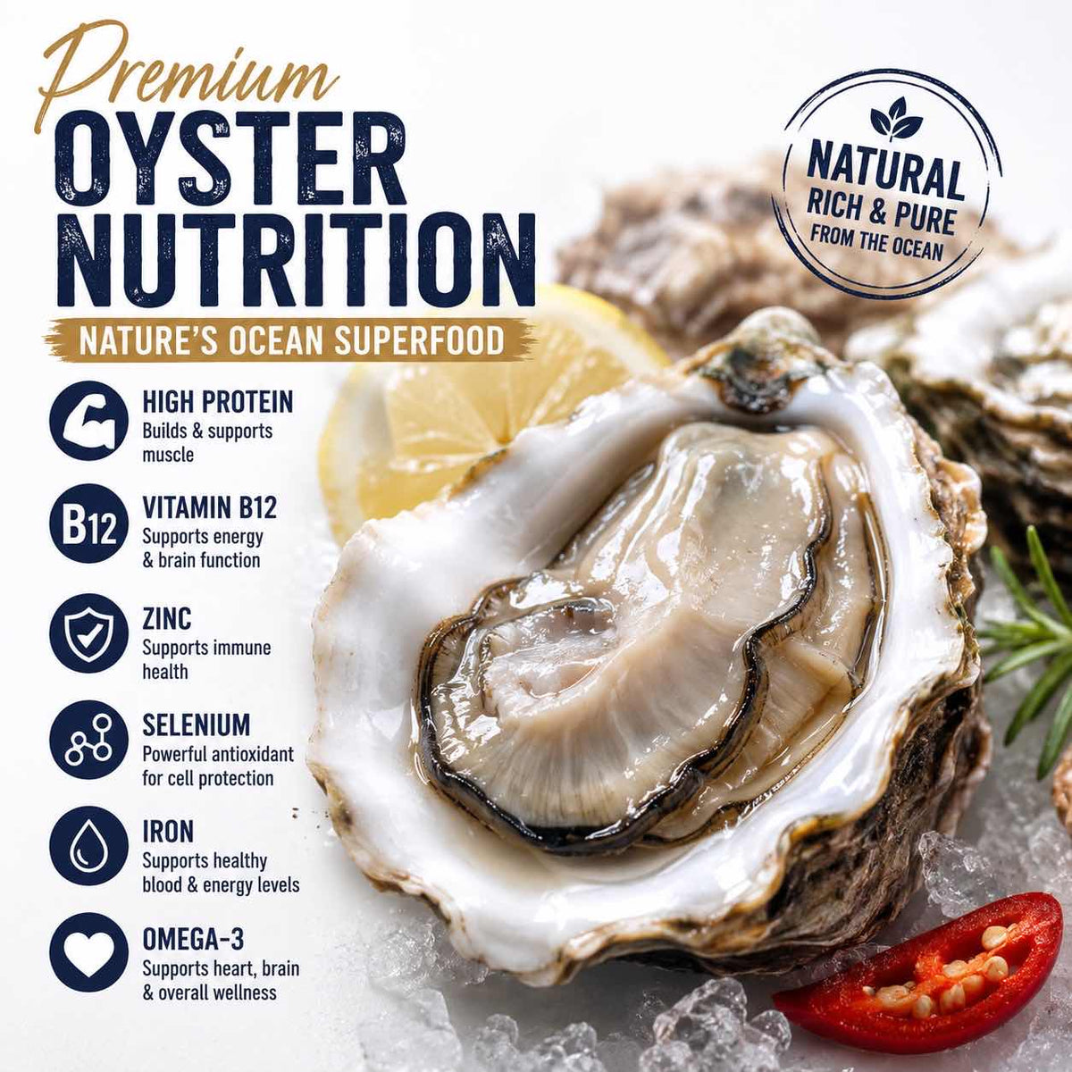 BIG·JUICY·TENDER PURE OYSTER PERFECTION!-Huihui