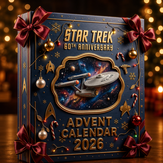 🎄 Star Trek 60th Anniversary 2026 Christmas Advent Calendar – 24 Days of Exclusive Collectible Surprises-Huihui